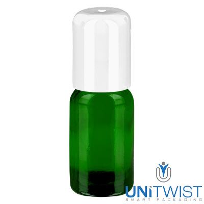 Bild 10ml Roll-On Flasche weiss STD GreenLine UT18/10
