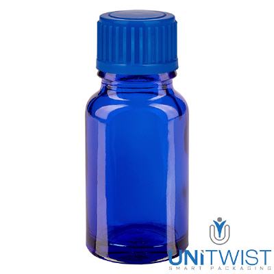 Bild 10ml Flasche 11mm SV blau STD BlueLine UT18/10