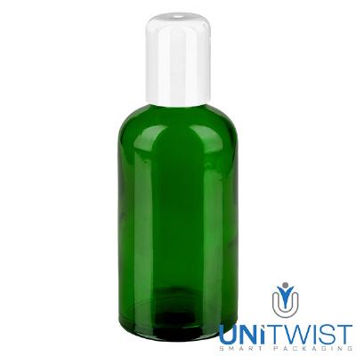 Bild 100ml Roll-On Flasche weiss STD GreenLine UT18/100