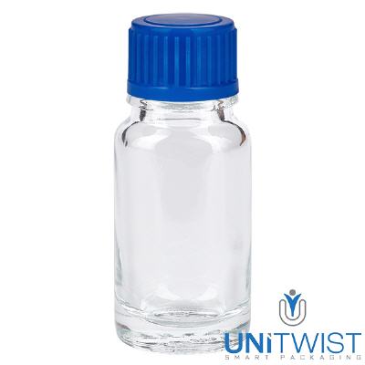 Bild 10ml Flasche 11mm SV blau STD ClearLine UT18/10