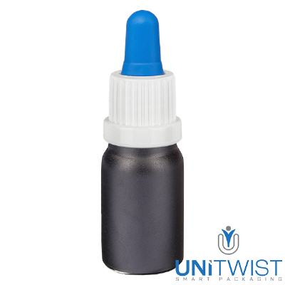 Bild 5ml Pipettenflasche weiss/blau OV BlackLine UT18/5