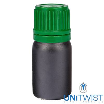 Bild 5ml Flasche 11mm SV grün OV BlackLine UT18/5