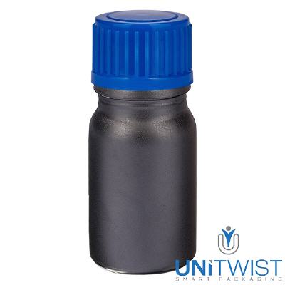 Bild 5ml Flasche 11mm SV blau STD BlackLine UT18/5
