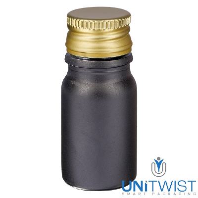 Bild 5ml Flasche 11mm SV Alu-Gold STD BlackLine UT18/5