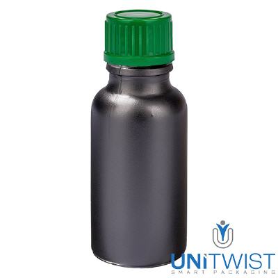 Bild 20ml Flasche 11mm SV grün STD BlackLine UT18/20