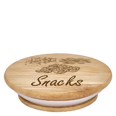 Bild Holzdeckel "Snacks" für WECK RR100
