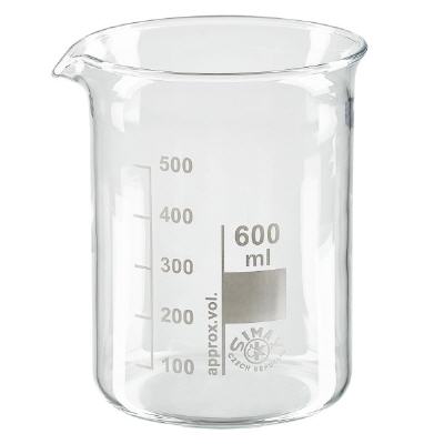 Bild Becherglas 600ml Borosilikatglas, niedrige Form