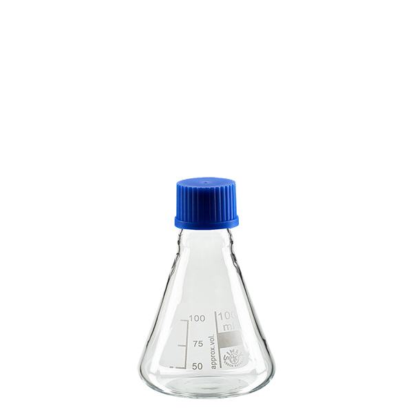 und Hitzeschockresistent Laborgerät konische Flasche Erlenmeyerkolben 100 ml Glas-Kolben aus Premium-Borosilicatglas Glaskolben Hitze 