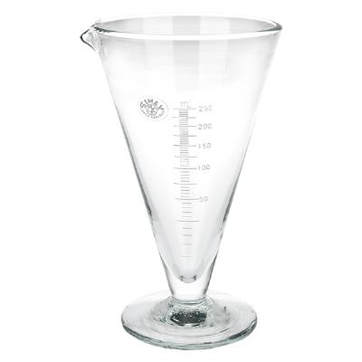 Bild 250ml Messzylinder KF aus Glas, weisse Skala